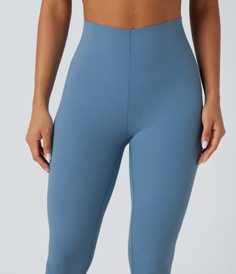 Halara UltraSculpt™ V-Shaped High Waisted Tummy Control Training 7/8 Leggings