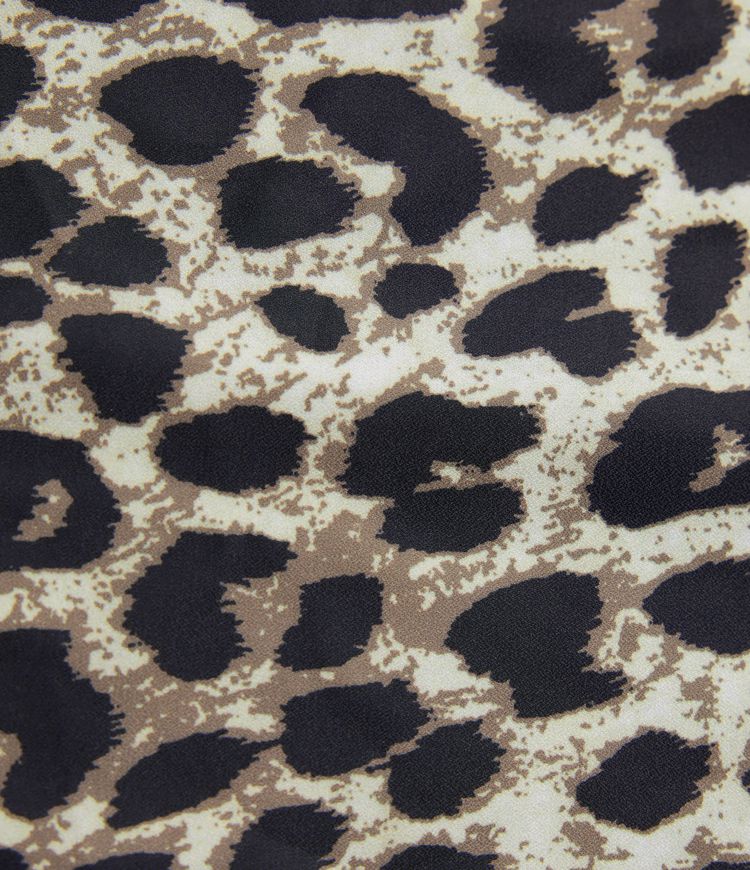 Halter Sleeveless Belted Leopard Party Jumpsuit with Pockets