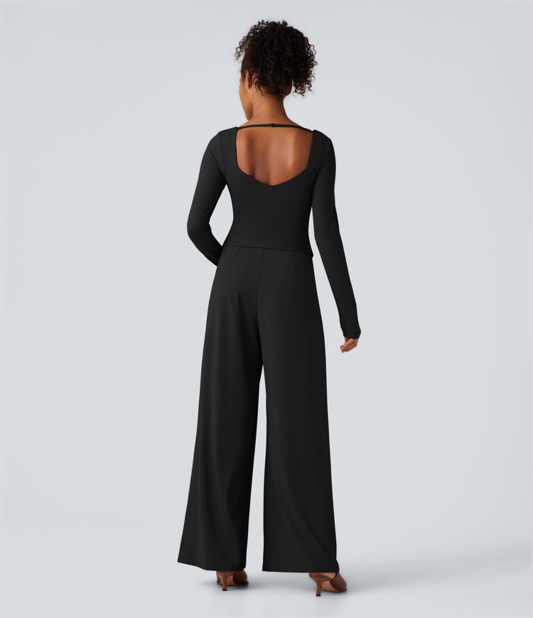 Combinaison dos nu manches longues avec poches - Édition Easy Peezy