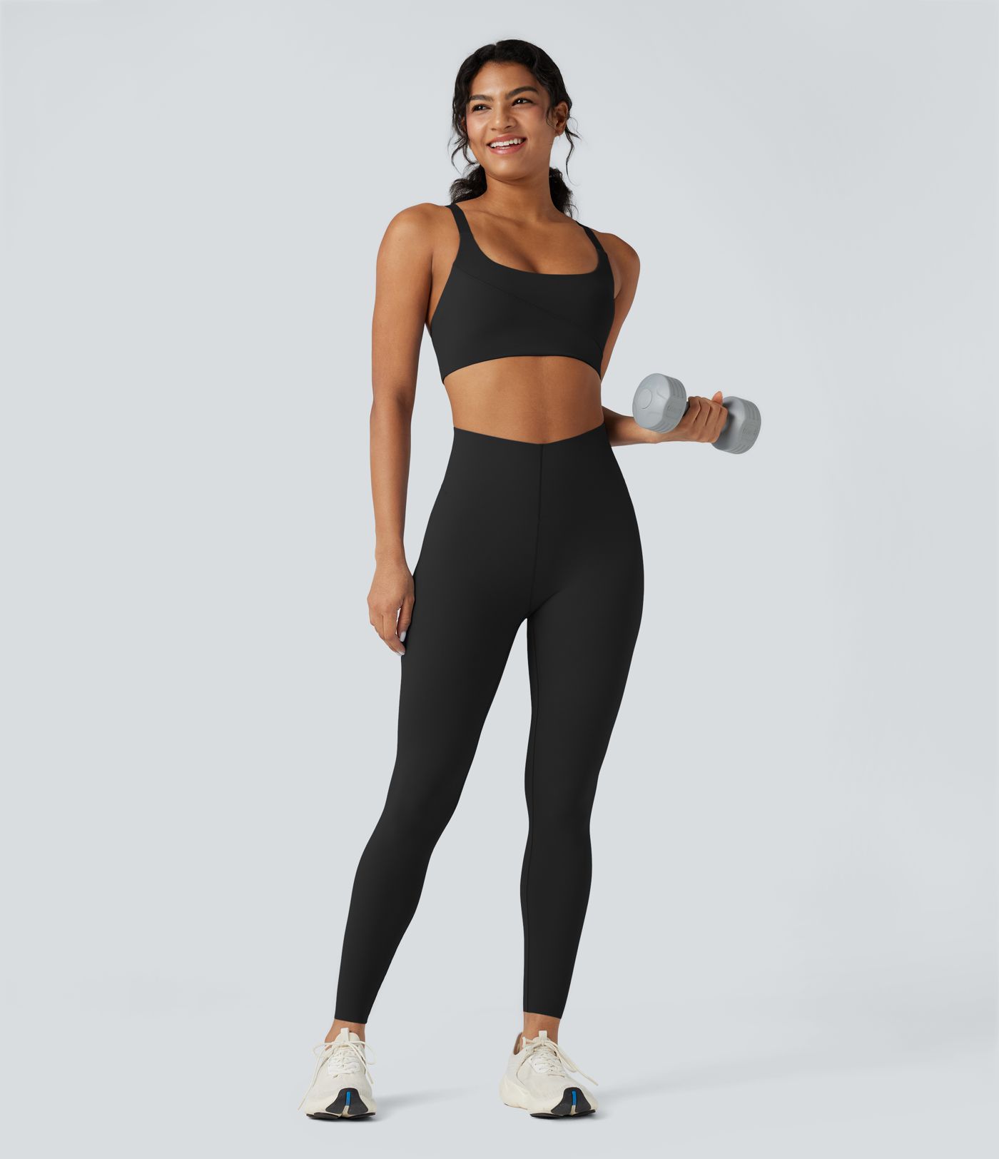Halara UltraSculpt™ V-Shaped High Waisted Tummy Control Training 7/8 Leggings