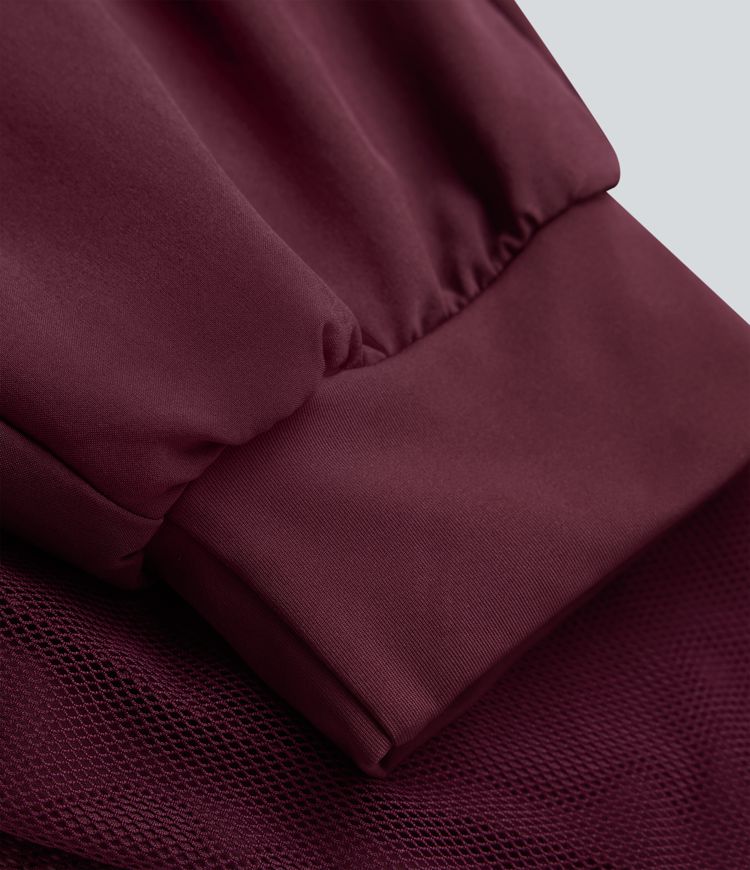 Jogging de course gainant taille haute avec cordon de serrage intérieur et séchage rapide avec poches Breezeful™