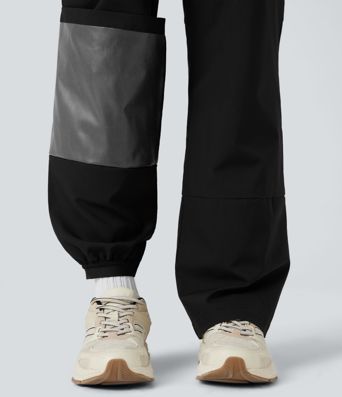 High Waisted Warming Hiking Bootcut Pants with Pockets