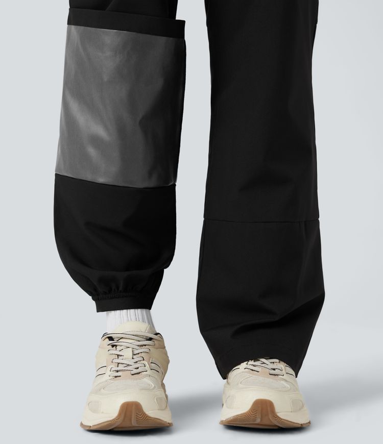 High Waisted Warming Hiking Bootcut Pants with Pockets