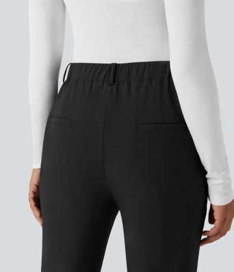 Halara Flex™ Suit Wrinkle-resistant High Waisted Slim Work Pants with Pockets