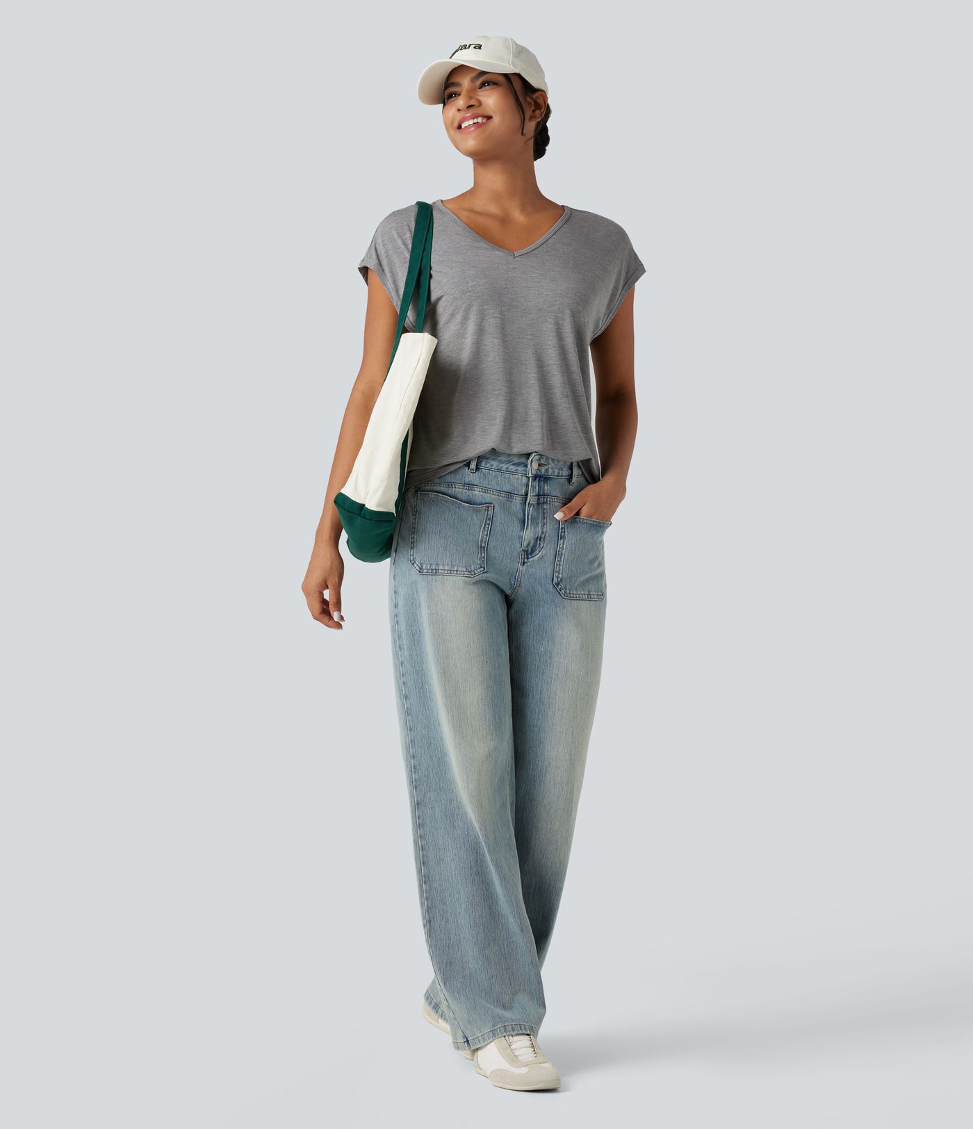 V Neck Short Sleeve Casual T-Shirt V Neck Short Sleeve Casual T-Shirt
