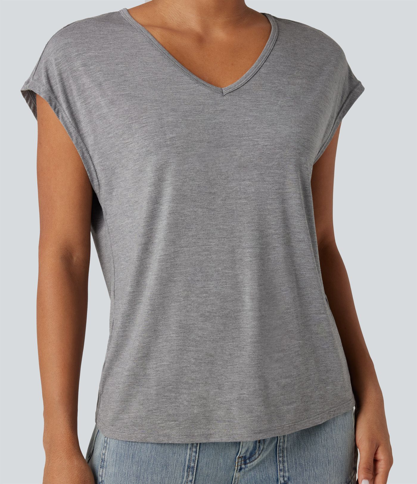 V Neck Short Sleeve Casual T-Shirt V Neck Short Sleeve Casual T-Shirt