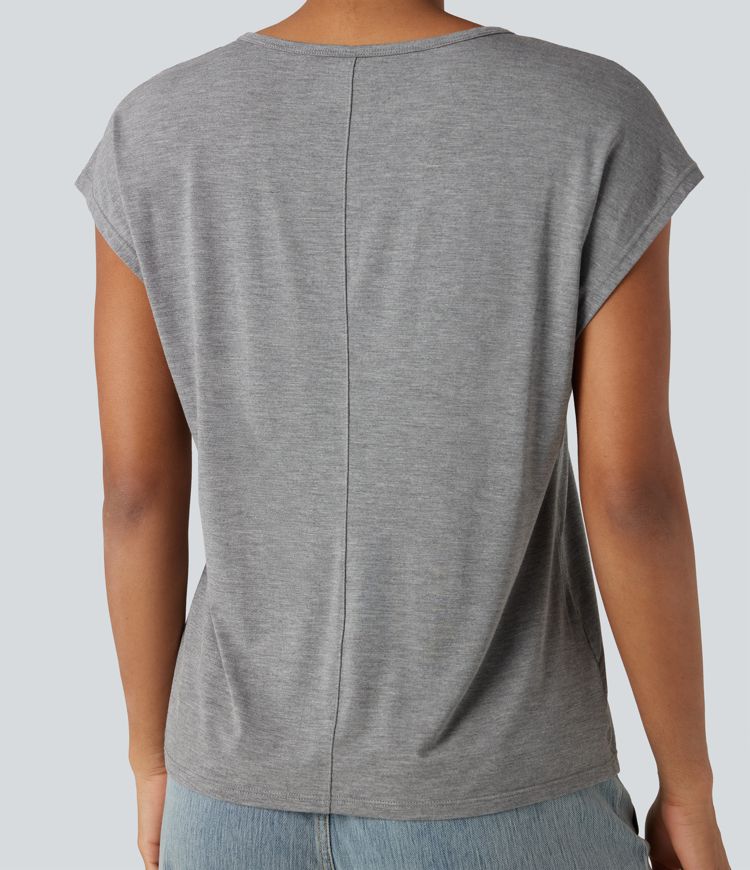 V Neck Short Sleeve Casual T-Shirt V Neck Short Sleeve Casual T-Shirt
