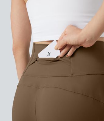 DayStretch Mid Rise Tummy Control Running Joggers with Pockets