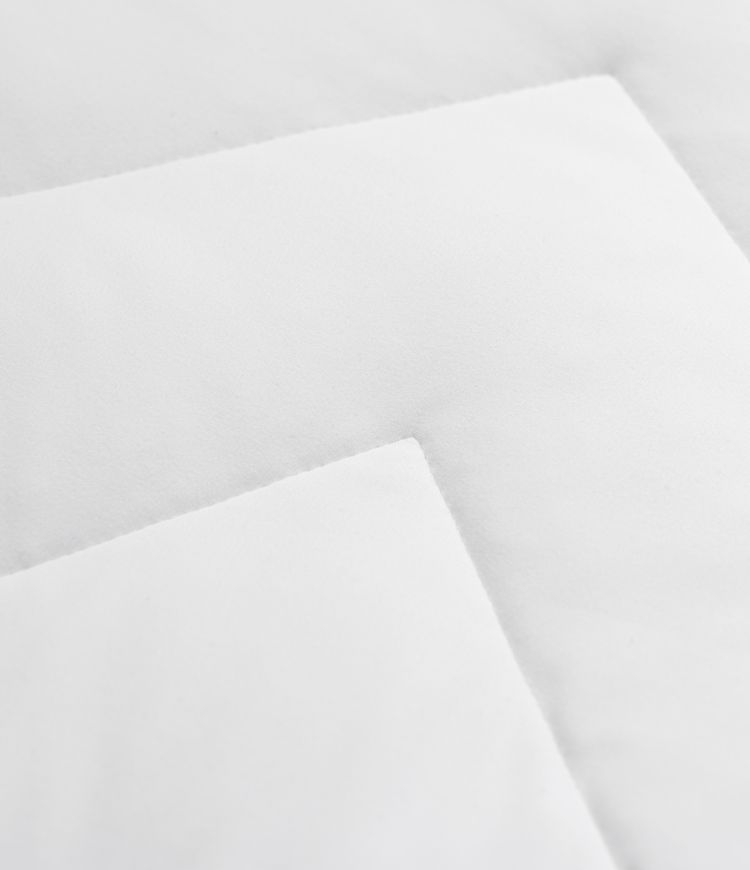 Veste matelassée col montant double fermeture éclair avec trous pouces et poches