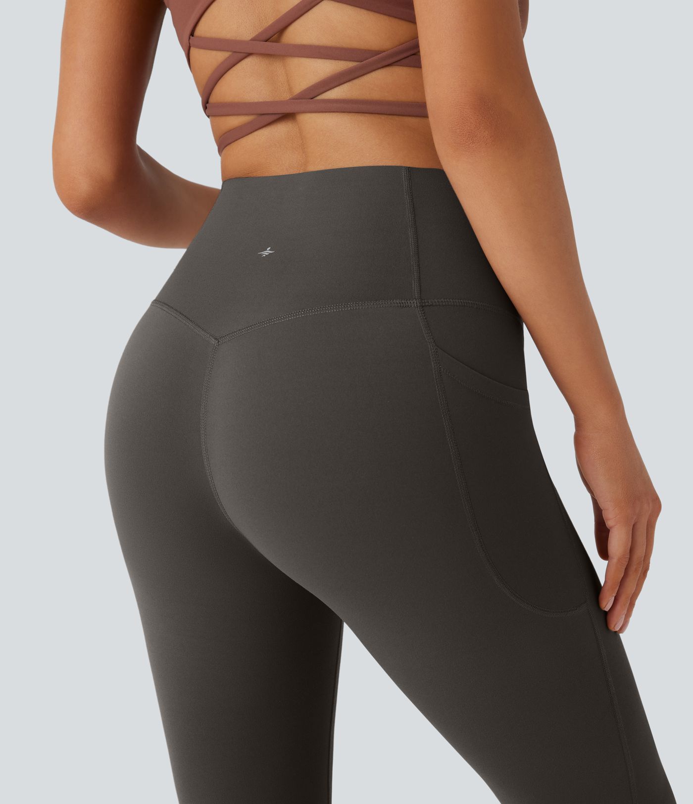 Halara UltraSculpt™ High Waisted Tummy Control Pocket Shaping Yoga Bootcut Leggings