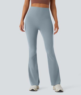 Halara UltraSculpt™ SoCinched Hoge Taille Buikcontrole Zakvormende Yoga Bootcut Legging
