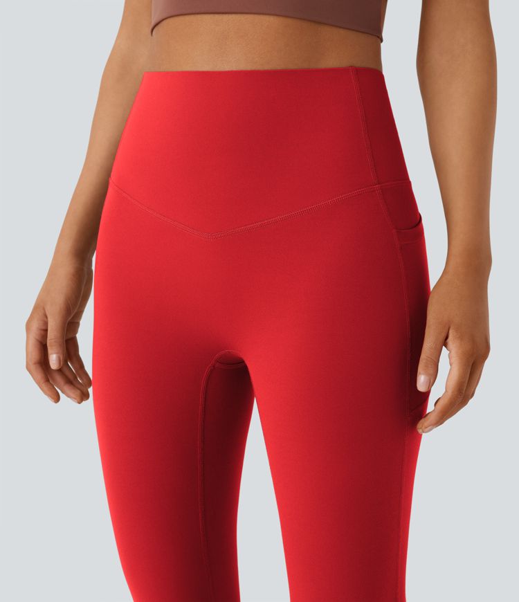 Halara UltraSculpt™ High Waisted Tummy Control Pocket Shaping Yoga Bootcut Leggings