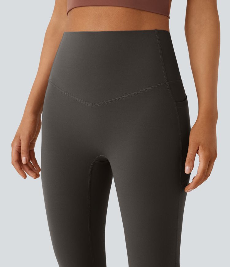 Halara UltraSculpt™ High Waisted Tummy Control Pocket Shaping Yoga Bootcut Leggings
