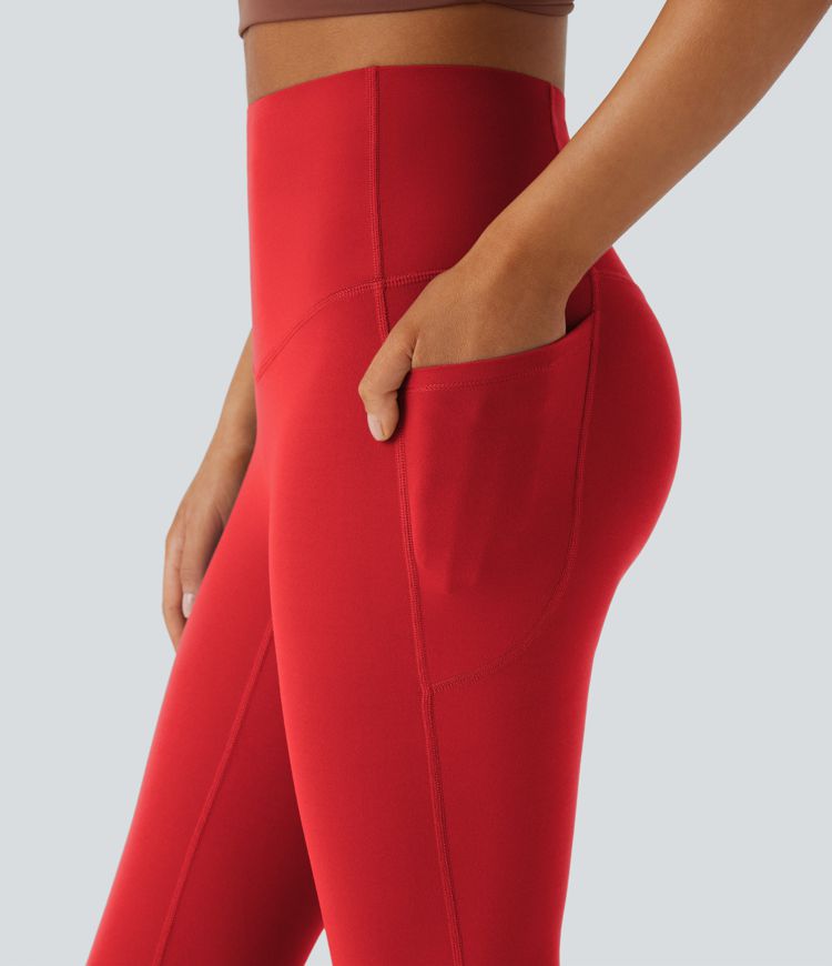 Halara UltraSculpt™ High Waisted Tummy Control Pocket Shaping Yoga Bootcut Leggings