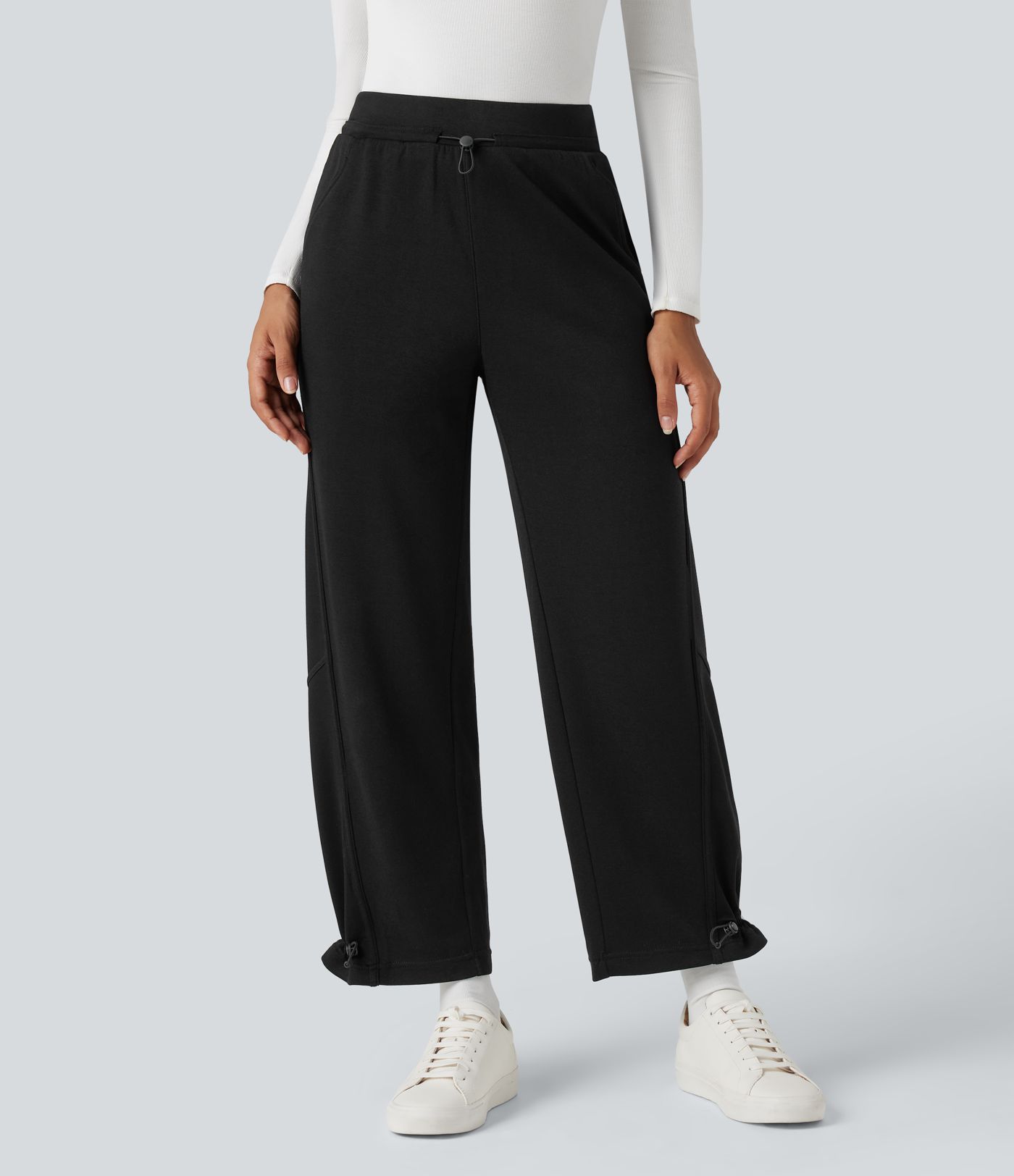 High Waisted Casual Pants with Pockets High Waisted Casual Pants with Pockets
