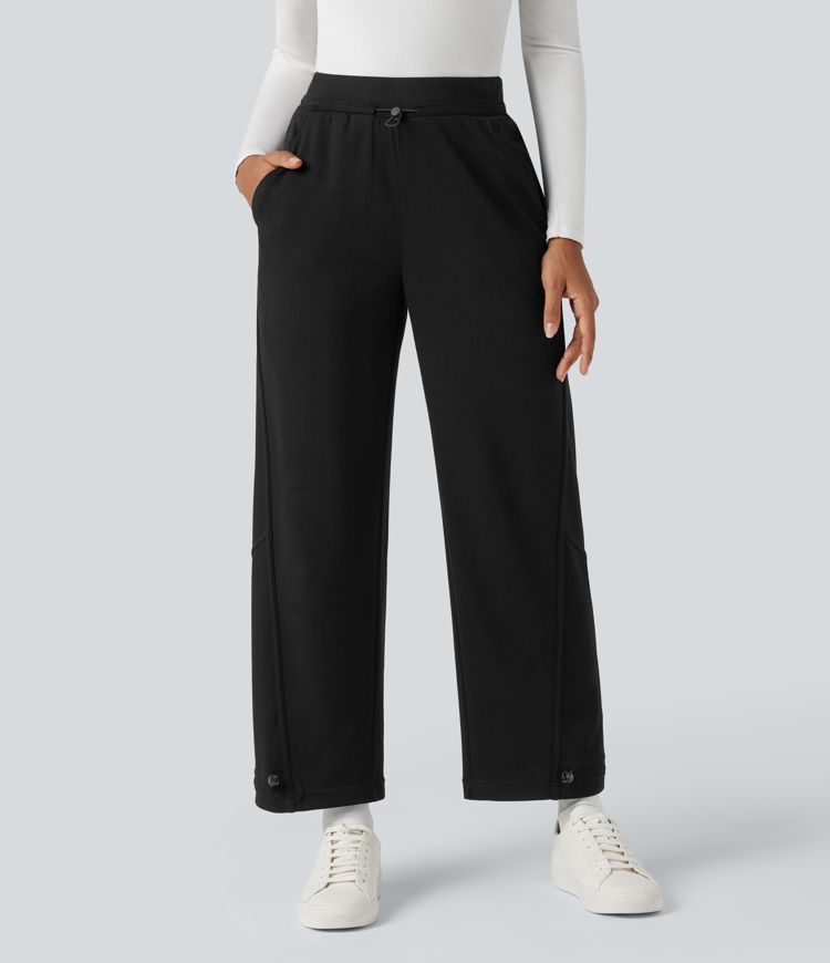 High Waisted Casual Pants with Pockets High Waisted Casual Pants with Pockets