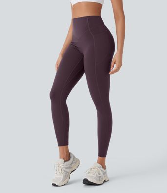Halara UltraSculpt™ High Waisted Tummy Control Butt Lifting Ruched Pocket Shaping Yoga Leggings