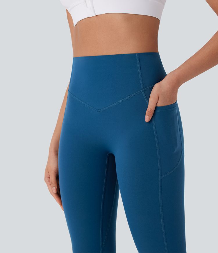 Halara UltraSculpt™ High Waisted Tummy Control Butt Lifting Ruched Pocket Shaping Yoga Leggings