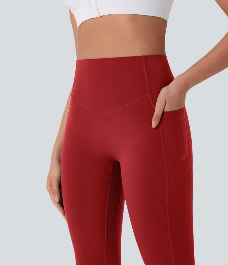Halara UltraSculpt™ High Waisted Tummy Control Butt Lifting Ruched Pocket Shaping Yoga Leggings