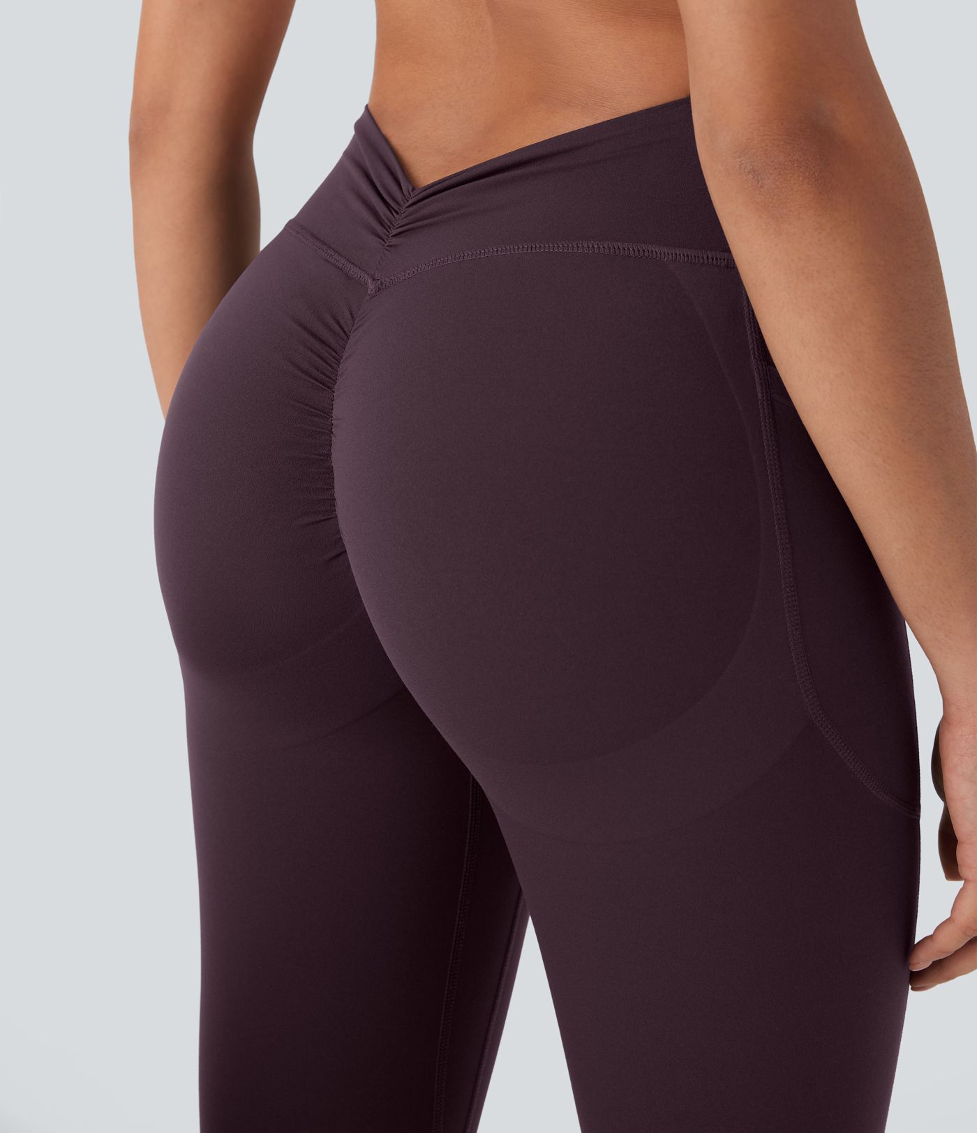 Halara UltraSculpt™ High Waisted Tummy Control Butt Lifting Ruched Pocket Shaping Yoga Leggings