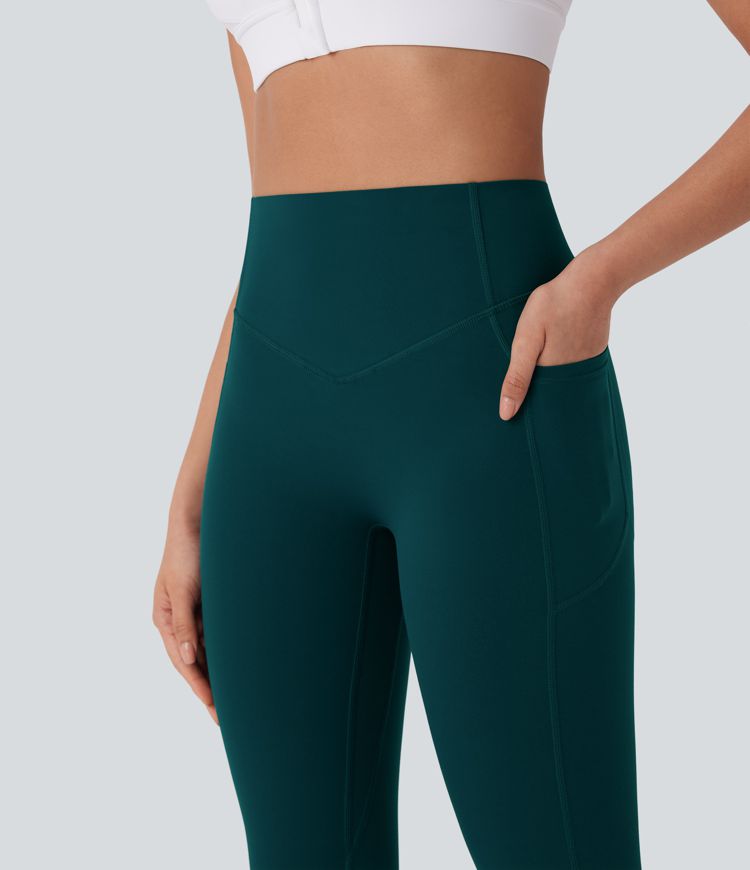 Halara UltraSculpt™ High Waisted Tummy Control Butt Lifting Ruched Pocket Shaping Yoga Leggings