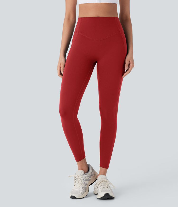 Halara UltraSculpt™ High Waisted Tummy Control Butt Lifting Ruched Pocket Shaping Yoga Leggings
