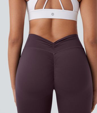 Halara UltraSculpt™ High Waisted Tummy Control Butt Lifting Ruched Pocket Shaping Yoga Leggings