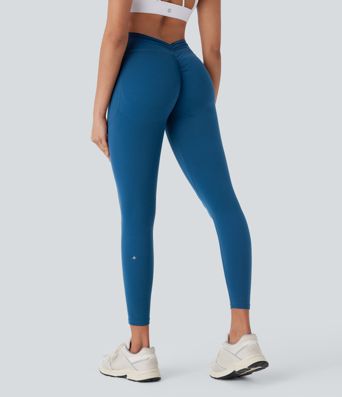 Halara UltraSculpt™ High Waisted Tummy Control Butt Lifting Ruched Pocket Shaping Yoga Leggings