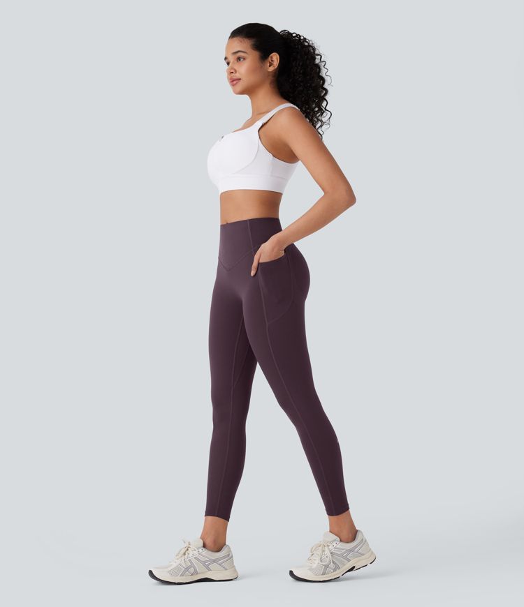 Halara UltraSculpt™ High Waisted Tummy Control Butt Lifting Ruched Pocket Shaping Yoga Leggings
