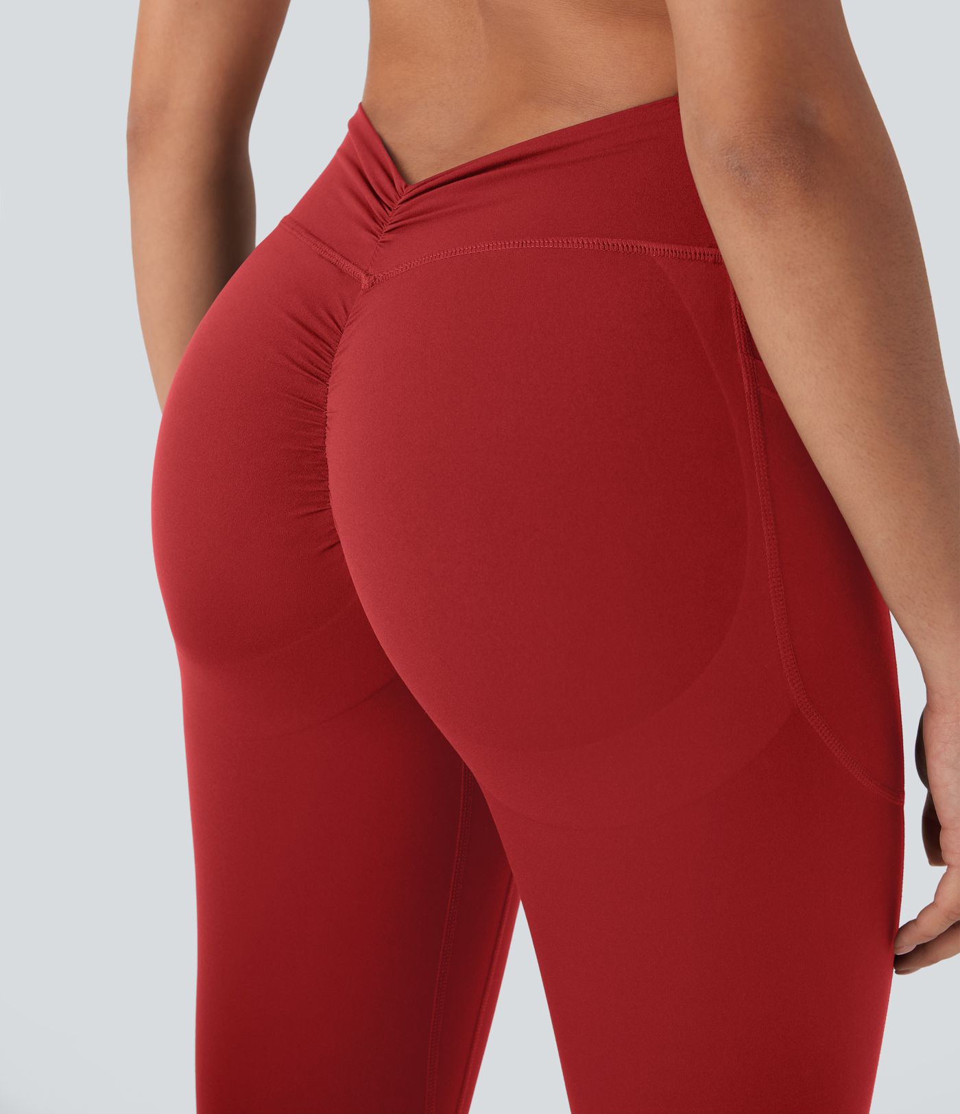 Halara UltraSculpt™ High Waisted Tummy Control Butt Lifting Ruched Pocket Shaping Yoga Leggings