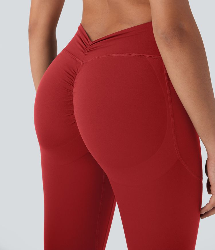 Halara UltraSculpt™ High Waisted Tummy Control Butt Lifting Ruched Pocket Shaping Yoga Leggings