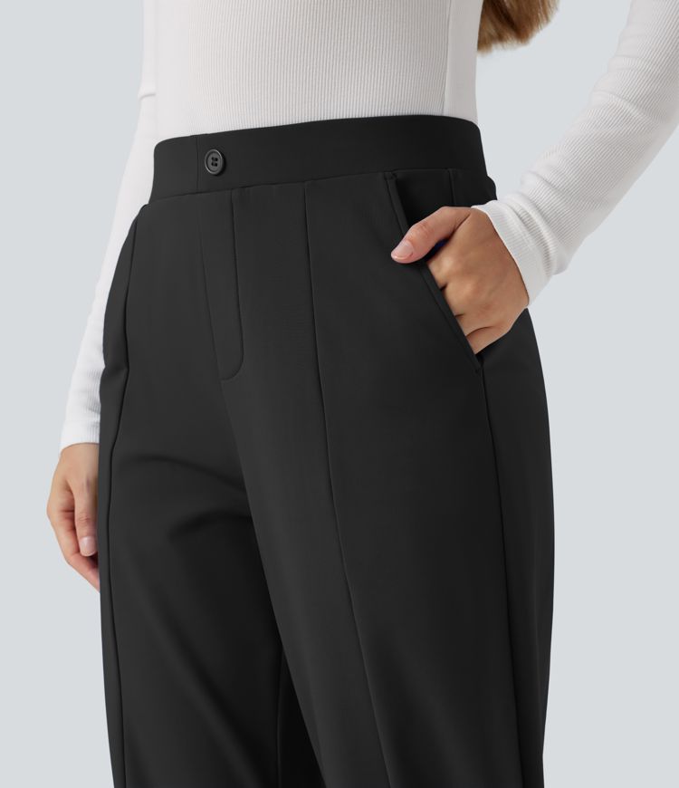 SoftlyZero™ Plush Thermal Mid Rise Work Joggers with Pockets