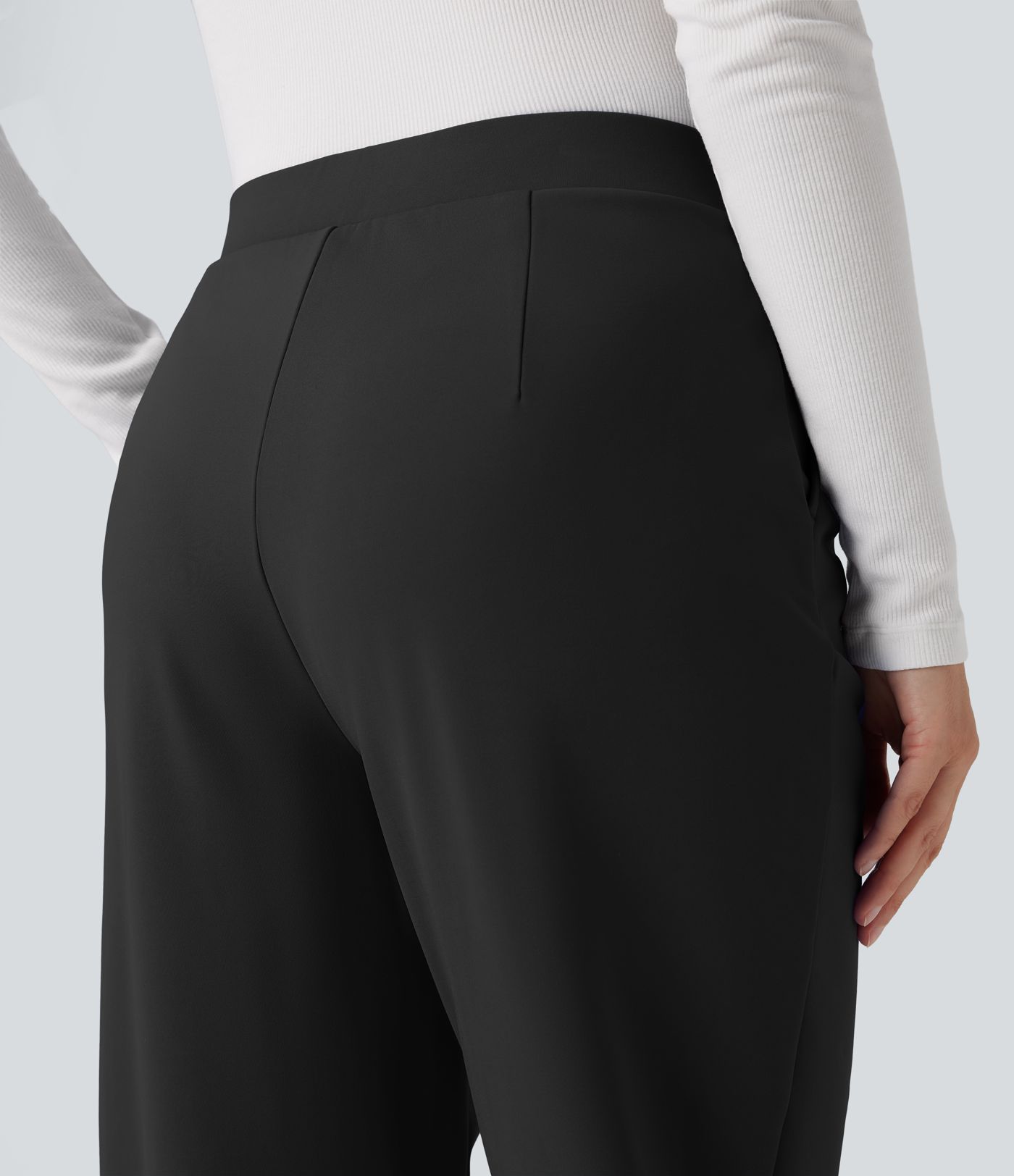 SoftlyZero™ Plush Thermal Mid Rise Work Joggers with Pockets