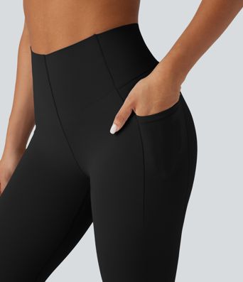 Halara UltraSculpt™ High Waisted Tummy Control Bootcut Training Leggings with Pockets