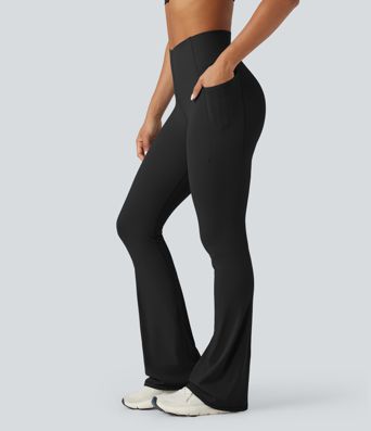 Halara UltraSculpt™ High Waisted Tummy Control Bootcut Training Leggings with Pockets
