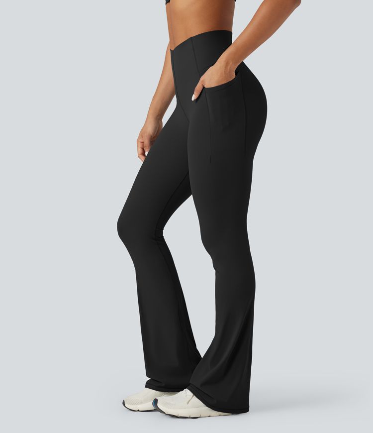 Halara UltraSculpt™ High Waisted Tummy Control Bootcut Training Leggings with Pockets