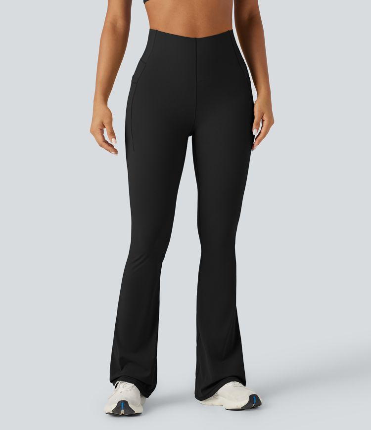Halara UltraSculpt™ High Waisted Tummy Control Bootcut Training Leggings with Pockets