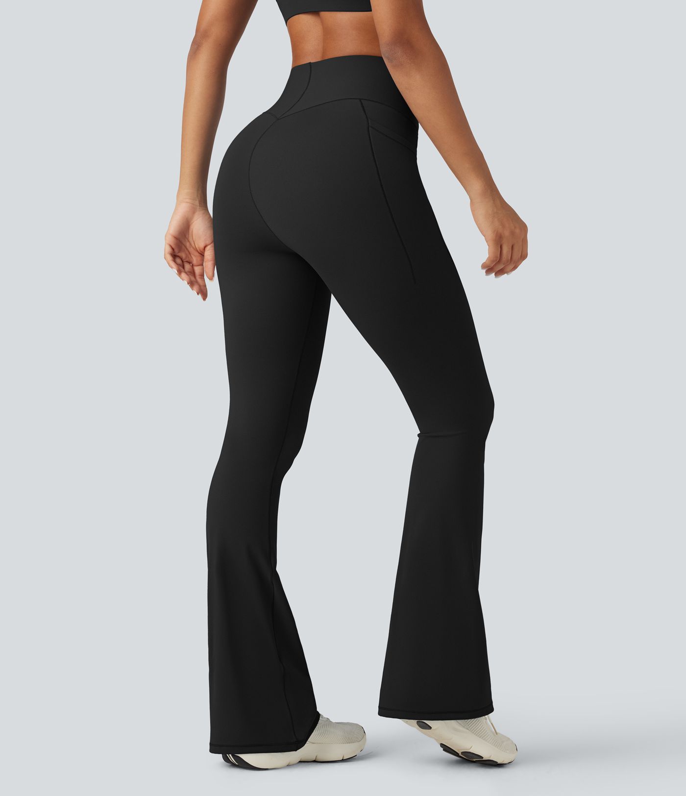 Halara UltraSculpt™ High Waisted Tummy Control Bootcut Training Leggings with Pockets