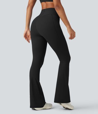 Halara UltraSculpt™ High Waisted Tummy Control Bootcut Training Leggings with Pockets