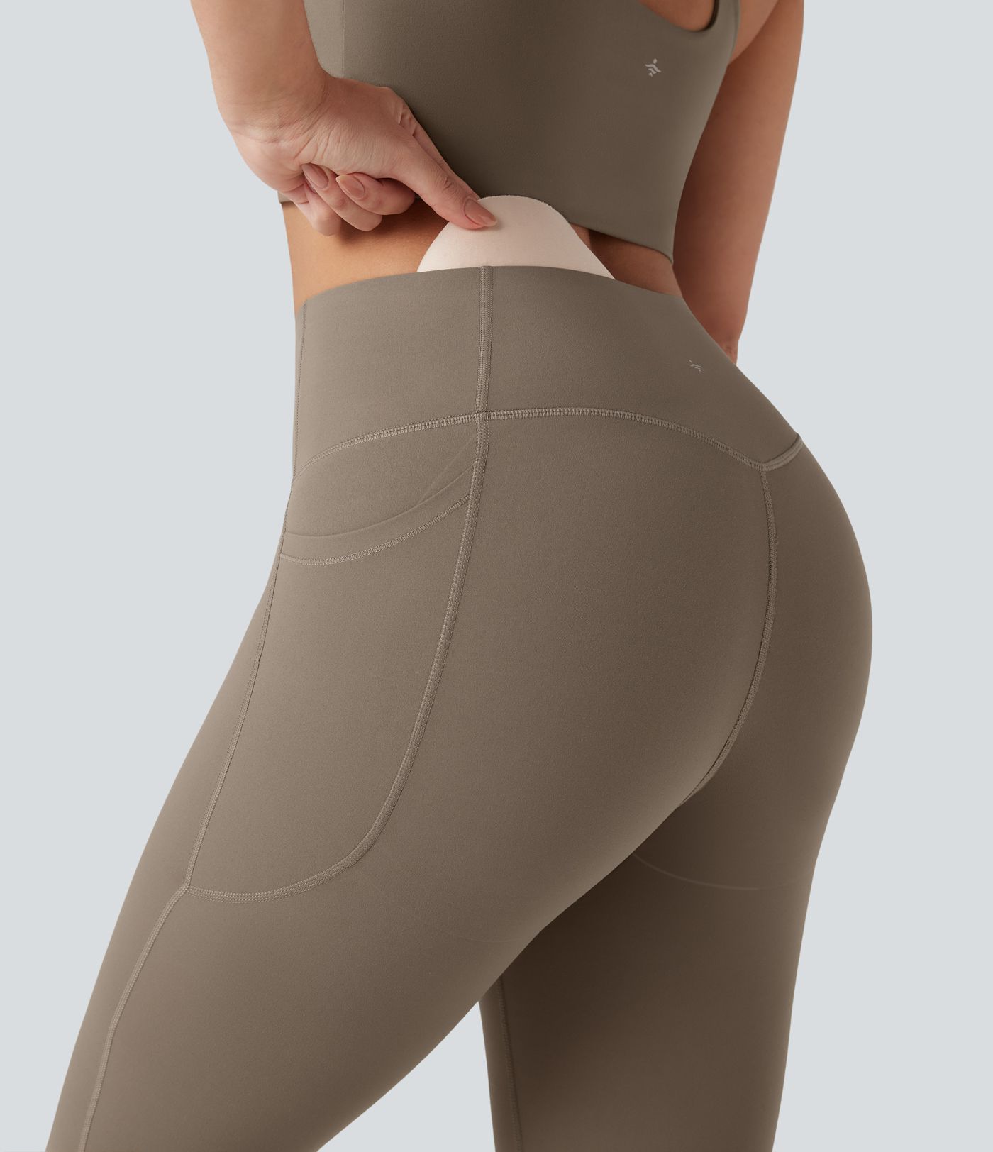 Halara UltraSculpt™ High Waisted Tummy Control Butt Lifting Shaping Yoga Bootcut Leggings with Pockets