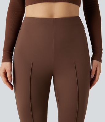 DayStretch High Waisted Casual Bootcut Pants with Pockets