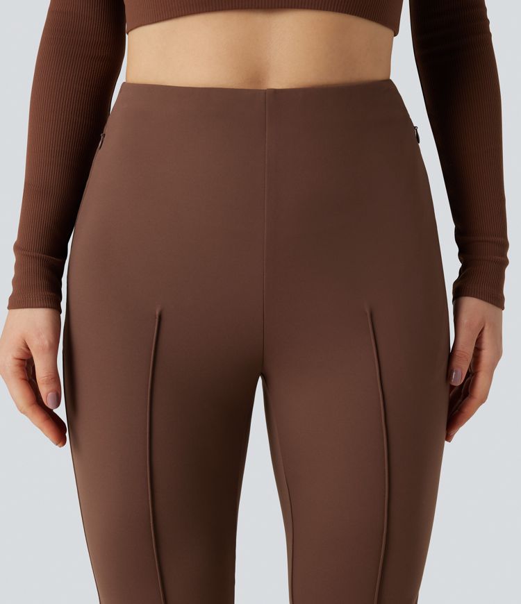 DayStretch High Waisted Casual Bootcut Pants with Pockets