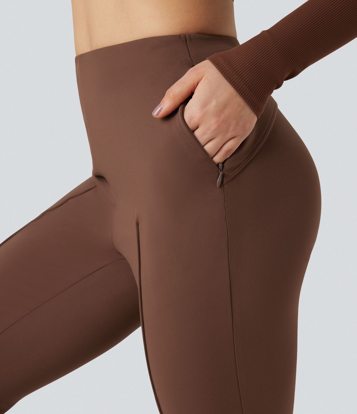 DayStretch High Waisted Casual Bootcut Pants with Pockets