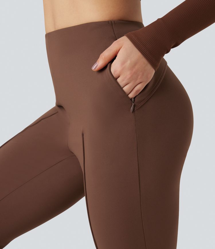 DayStretch High Waisted Casual Bootcut Pants with Pockets