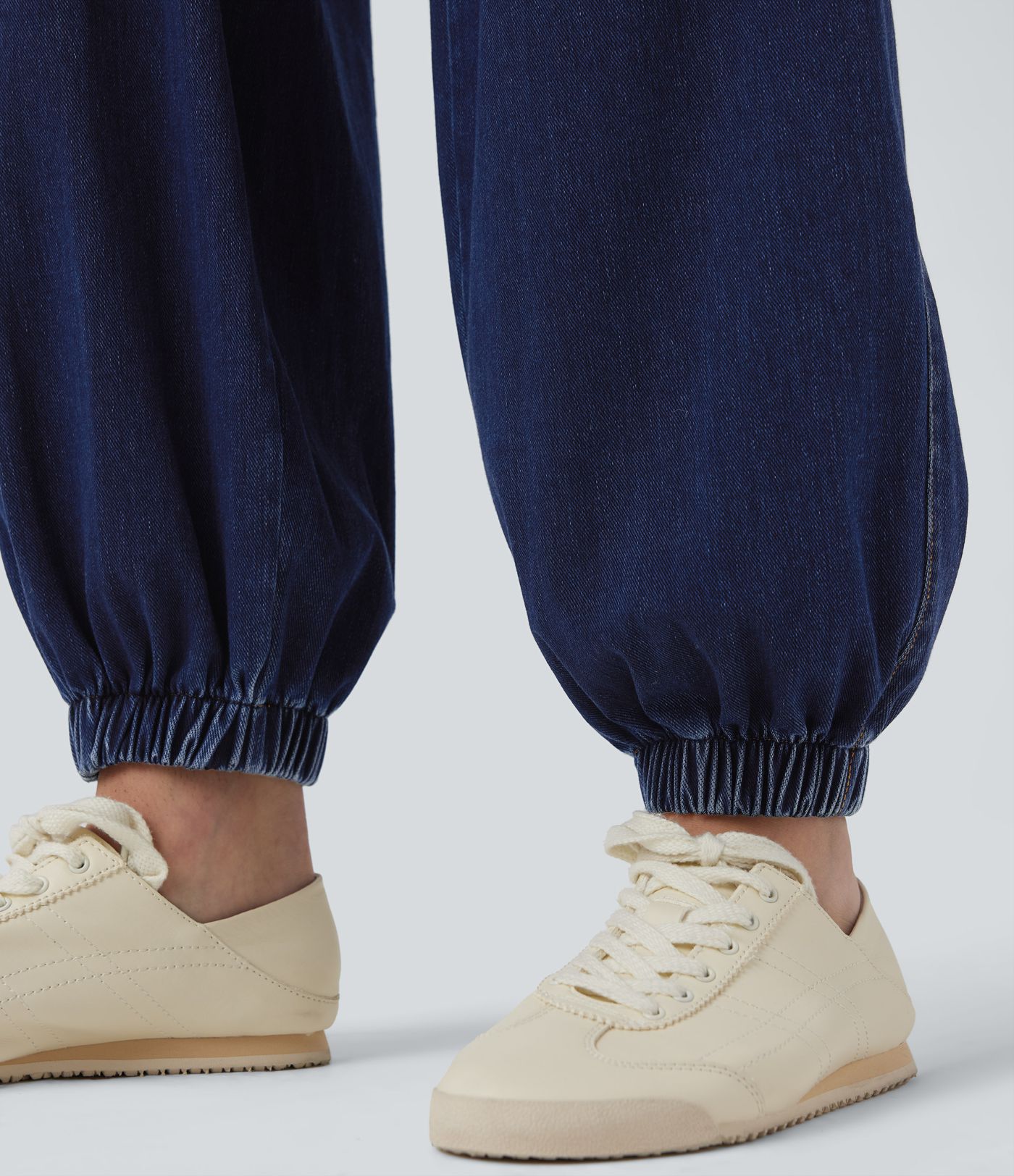 Halara Flex™ Mid Rise Drawstring Casual Jogger Jeans with Pockets