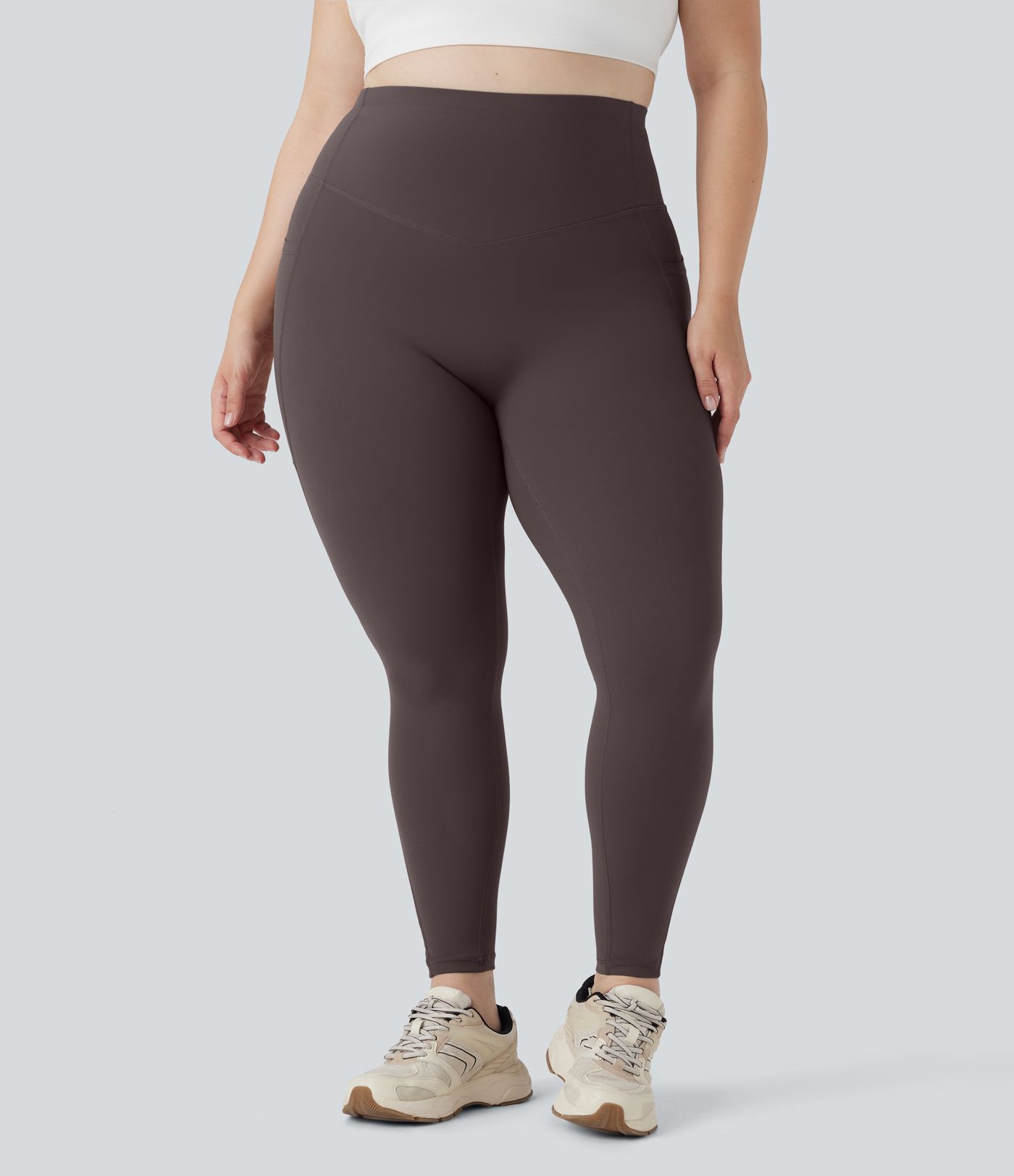 Leggings sculptants taille haute Halara UltraSculpt™ SoCinched avec contrôle du ventre, lifting des fesses et poches, pour silhouette affinée