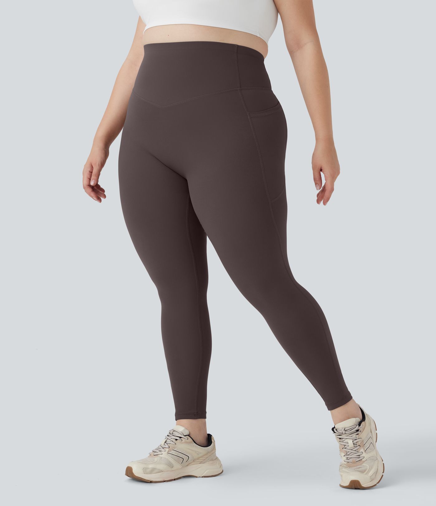 Leggings sculptants taille haute Halara UltraSculpt™ SoCinched avec contrôle du ventre, lifting des fesses et poches, pour silhouette affinée