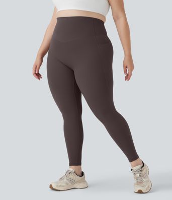 Leggings sculptants taille haute Halara UltraSculpt™ SoCinched avec contrôle du ventre, lifting des fesses et poches, pour silhouette affinée