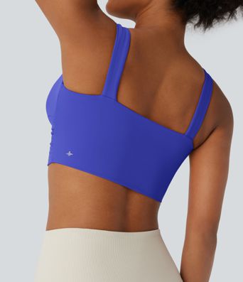SoftlyZero™ Airy Low Support Cut Out Cool Touch Yoga Sports Bra D-F Cups-UPF50+