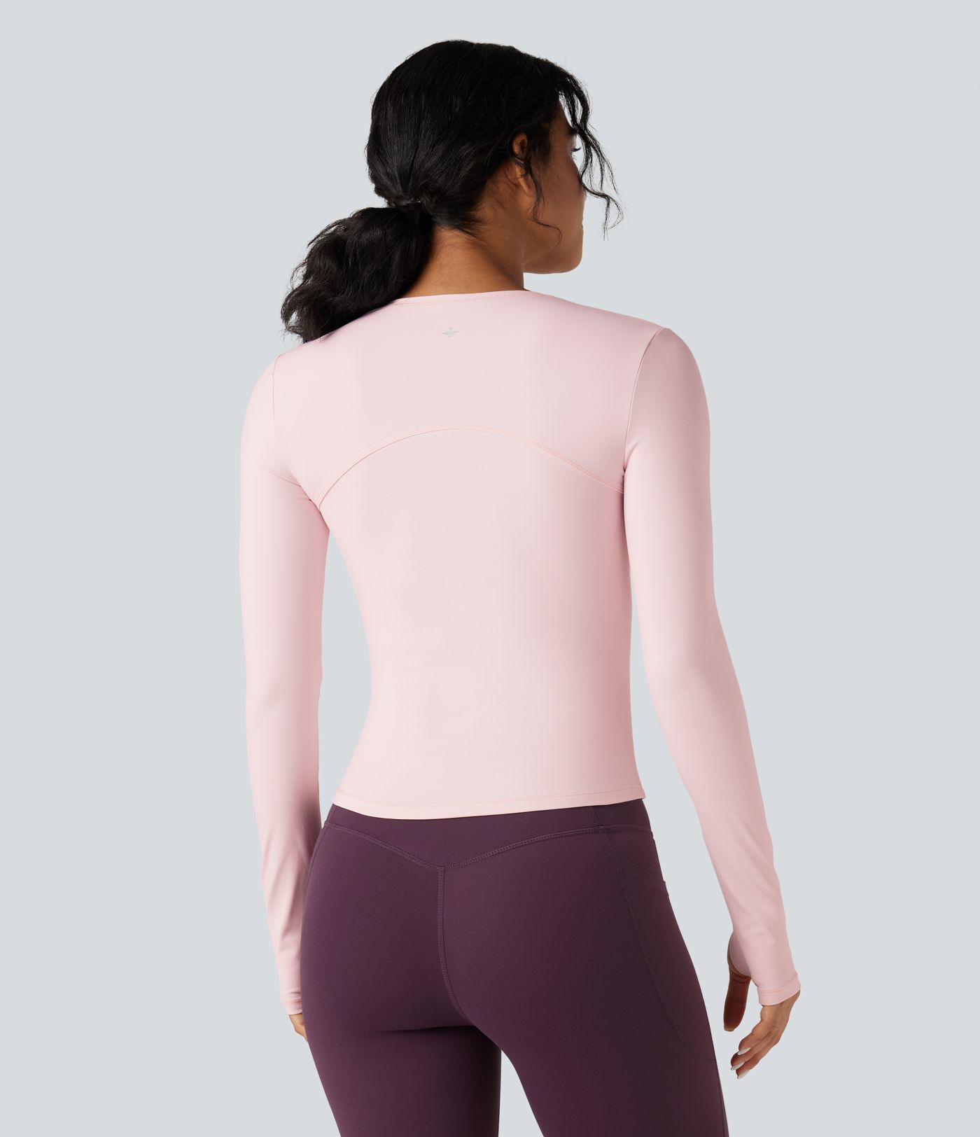 SoftlyZero™ Plush Long Sleeve Thumb Hole Yoga Sports Top